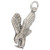 Eagle sterling silver charm pendant .925 Eagles charms & pendants alternate view 2