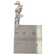 Cowboy Gunslinger sterling silver charm .925 Cowboys & Cow Boy charms detail