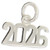 2026 sterling silver charm .925 Birthday Years Graduation Anniversary alternate view