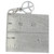 Peace Sign small sterling silver clip charm .925 Peace Peaceful charms side view