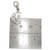 Night Owl sitting in the Moon sterling silver clip charm .925 Owls charms detail