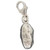 Potato sterling silver clip charm .925 Potatoe Potatos Vegetable charms