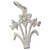 Daffodils sterling silver charm .925 Welsh Daffs flowers charms further view