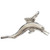 Porpoise - Dolphin - Fish - Mammal - sterling silver charm .925 What is it extra view 2
