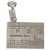 Sewing Machine sterling silver bead charm .925 Sew Tailor Dressmaker charms side view