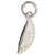 Cornish Pasty SMALL sterling silver charm .925 Cornwall Food Pasties Charms