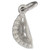 Cornish Pasty SMALL sterling silver charm .925 Cornwall Food Pasties Charms