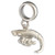 Prawn Shrimp sterling silver bead charm .925 Prawns Shrimps beads charms