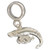 Prawn Shrimp sterling silver bead charm .925 Prawns Shrimps beads charms