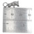 Rat sterling silver charm .925 Mice & Rats charms side view