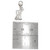 Cricket Bat - Ball & wickets sterling silver clip charm .925 Cricketing charms