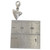 Shark Tooth sterling silver clip charm .925 Sharks teeth charms