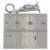 Otter sterling silver bead charm .925 Playful Otters beads charms