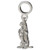 Otter sterling silver bead charm .925 Playful Otters beads charms