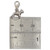 Boston Terrier small sterling silver clip charm .925 Terriers charms