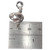 Mola Fish Sunfish sterling silver bead charm .925 Fishes charms