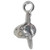 Mola Fish Sunfish sterling silver bead charm .925 Fishes charms