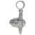 Mola Fish Sunfish sterling silver bead charm .925 Fishes charms