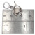 Wishbone - Four Leaf Clover sterling silver lucky bead charm .925 Wishbones