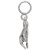 Italian Good Luck Hand Sign sterling silver bead charm .925 Lucky charms