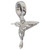 Hummingbird small sterling silver bead charm .925 Humming Birds charms