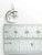 Moon and Star sterling silver charm .925 x 1 moons stars charms detail