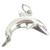 Dolphin sterling silver charm .925 Dolphins charms