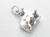 Piano with opening lid sterling silver charm .925 Pianos charms additional view