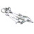 Dolphin with Calf sterling silver charm .925 x 1 Dolphins charms