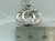 Handcuffs sterling silver charm .925 Hand Cuffs Cuff charms detail