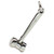 Gavel hammer sterling silver charm .925 x 1 Auctioneer - Judge charms