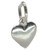 Love heart TINY sterling silver charm .925 x 1 TINY hearts charms