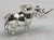 Rhinoceros Rhino sterling silver charm .925 Rhinos charms alternate view