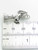 Angel sterling silver charm .925 Angels Holy Protection charms side view