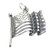 American Flag sterling silver charm .925 USA United States charms