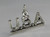 USA United States of America sterling silver charm .925 Americans additional view