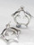 Dolphins Kissing sterling silver charm .925 Dolphin charms alternate view