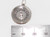 Roulette wheel sterling silver charm .925 Gambling Casino charms size example