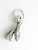 Eagles Claw SMALL sterling silver charm .925 x 1 Eagle Claws charms detail