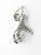 Eagles Claw SMALL sterling silver charm .925 Eagle Claws charms size example
