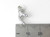 Claw sterling silver charm .925 Claws charms size example