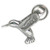 Hummingbird sterling silver charm .925 x 1 Humming Bird Birds charms