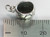 Football 2D sterling silver charm pendant .925 Soccer charms detail