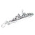 Battleship Destroyer sterling silver charm .925 x 1 War Ships charms