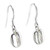 Coffee Bean sterling silver earrings 925 pair cofee beans dangle earring