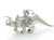 Triceratops dinosaur sterling silver charm .925 x 1 dinosaurs charms additional view