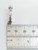 Sitting Cat sterling silver charm .925 Pussy Cats charms size example