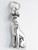 Sitting Cat sterling silver charm .925 x 1 Pussy Cats charms image 7