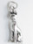 Sitting Cat sterling silver charm .925 Pussy Cats charms extra view