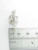 Dimetrodon Dinosaur sterling silver charm .925 Dinosaurs charms side view